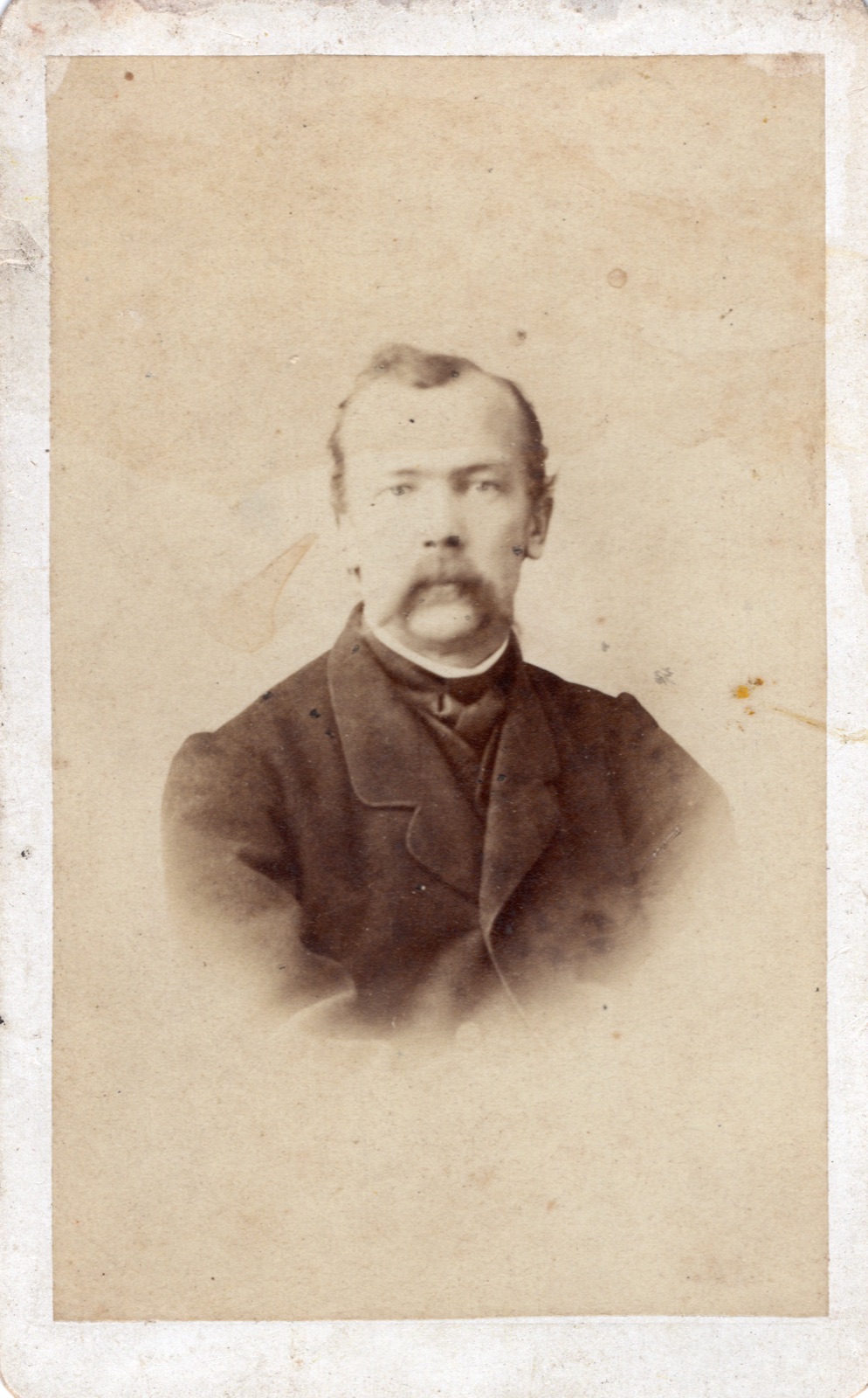 portret mężczyzny (Jundziłł), wizytówka (CDV)