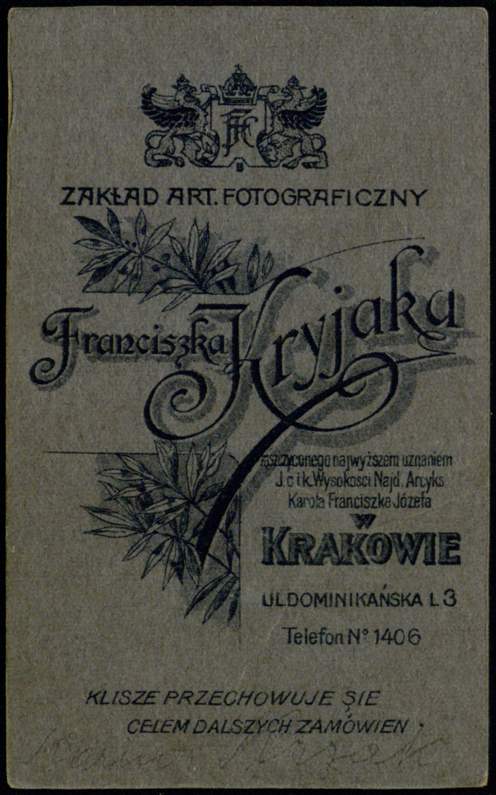 Odwrocie karty: portret młodego mężczyzny