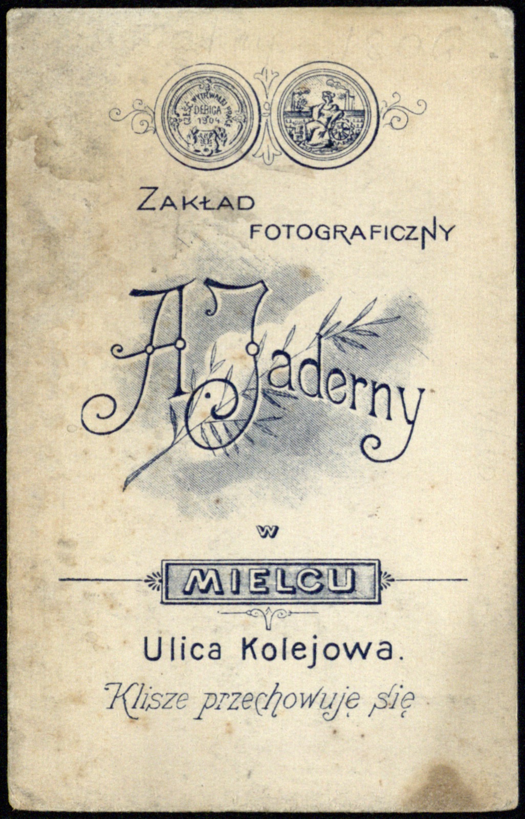 Odwrocie karty: portret kobiety w ciemnej bluzce