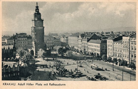 Wieża ratuszowa pod niemiecką nazwą
