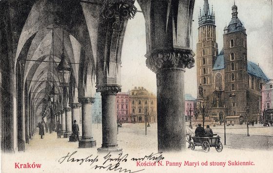 Mariacki zza kolumn, list do Wiednia