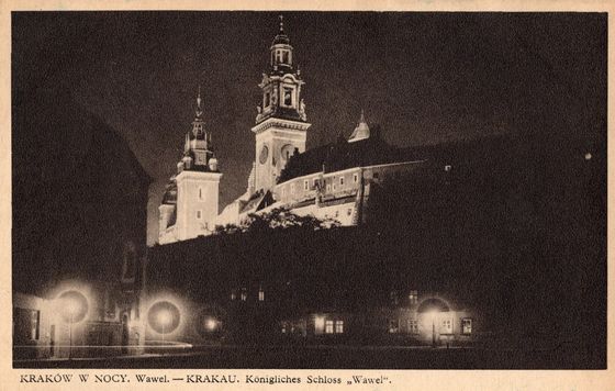 Wawel nocą, list żołnierza z listopada 1939