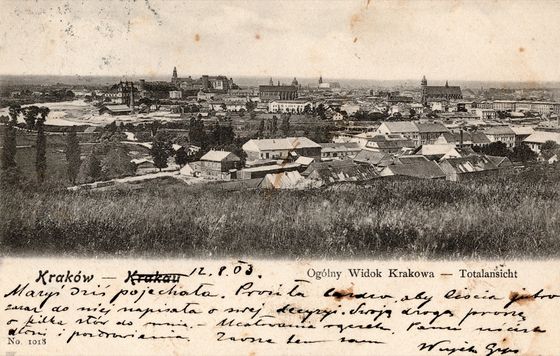Panorama z notą lwowskiego zbieracza