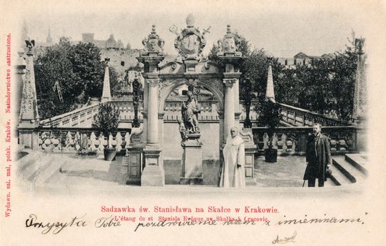 Sadzawka na Skałce, list bez znaczka