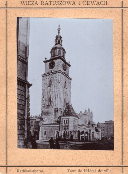 Wieża ratuszowa jeszcze z Odwachem