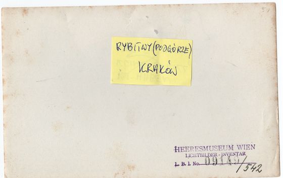 Odwrocie karty: Cegielnia w Rybitwach po wysadzeniu komina