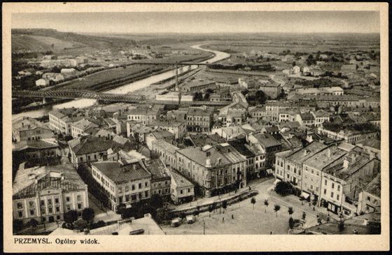 Dolina Sanu z lotu ptaka
