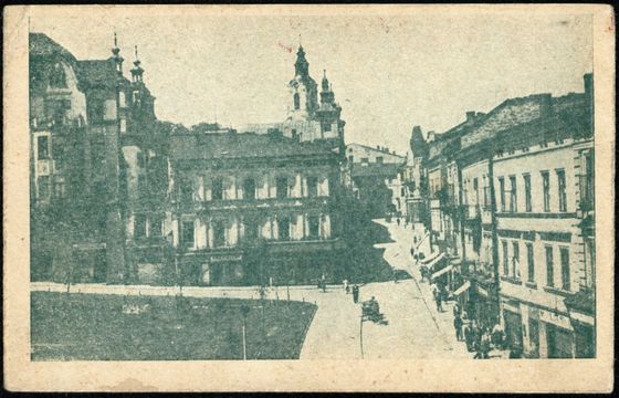 Franciszkańska w zielonkawym światłodruku