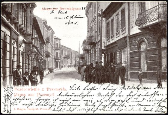 Pozdrowienie z ulicy Dworskiego, 1901