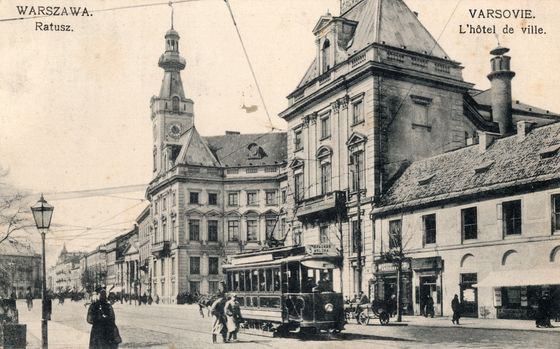 Ratusz na placu Teatralnym, list do Szwajcarii