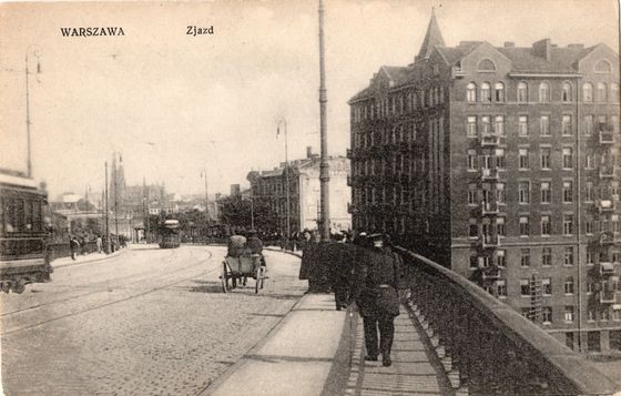 Ulica Zjazd z dorożką pod skarpą