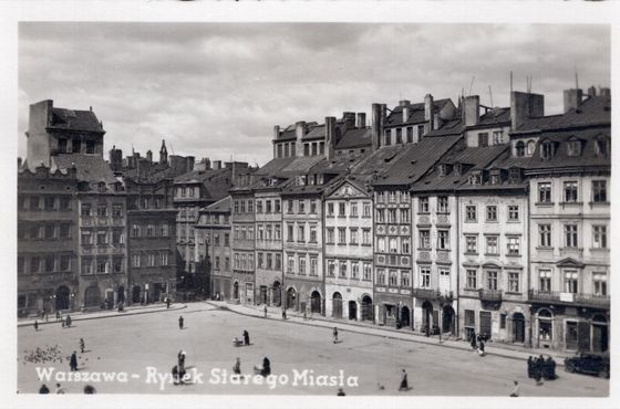 Rynek Starego Miasta przed zniszczeniem