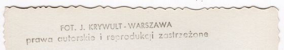 Odwrocie karty: Pałac na Wodzie, odbitka Krywulta